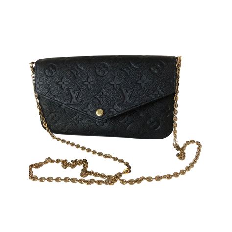 louis vuitton felicie empreinte noir|Louis Vuitton pochette monogram.